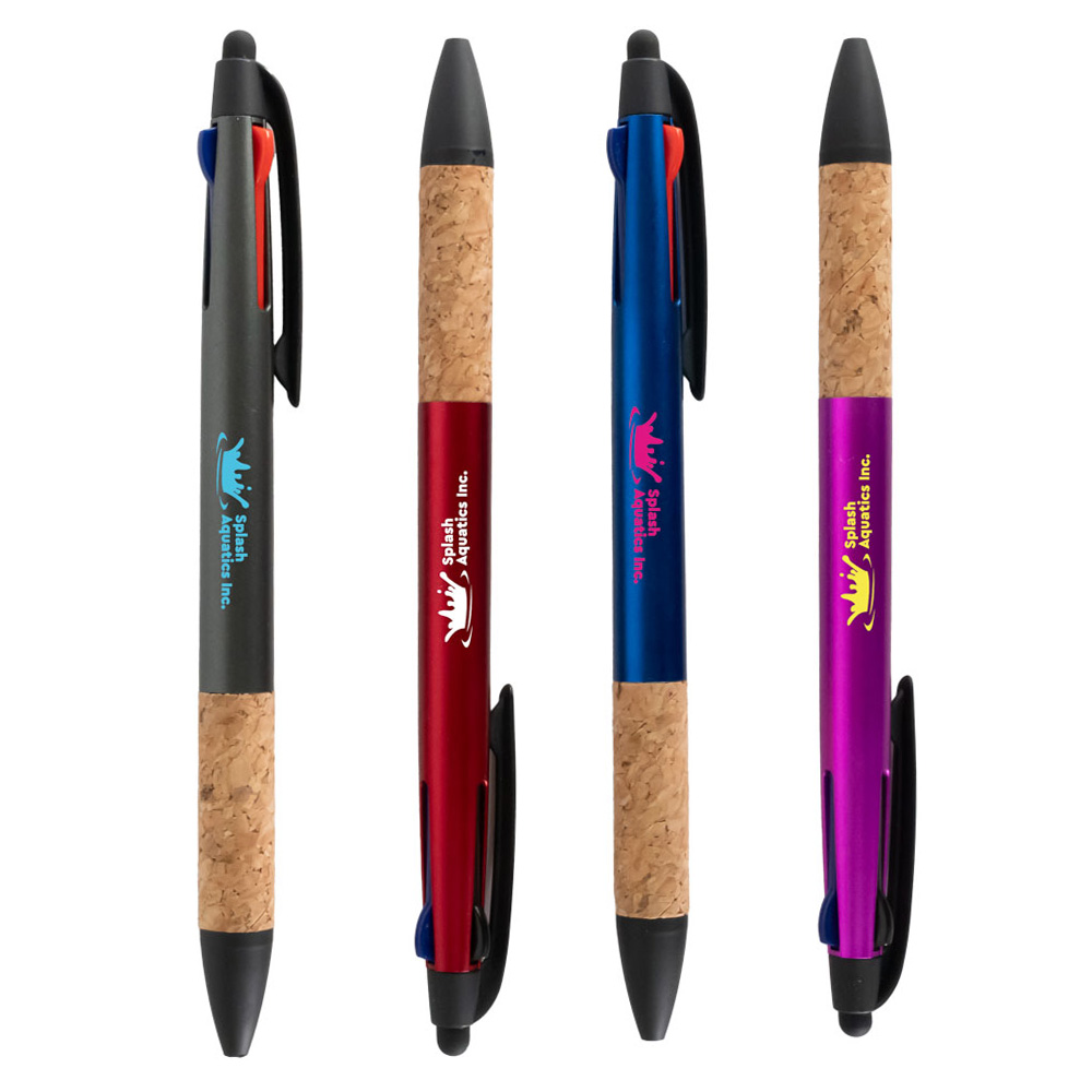 Picture of 3 Color Pen w/ Cork Grip