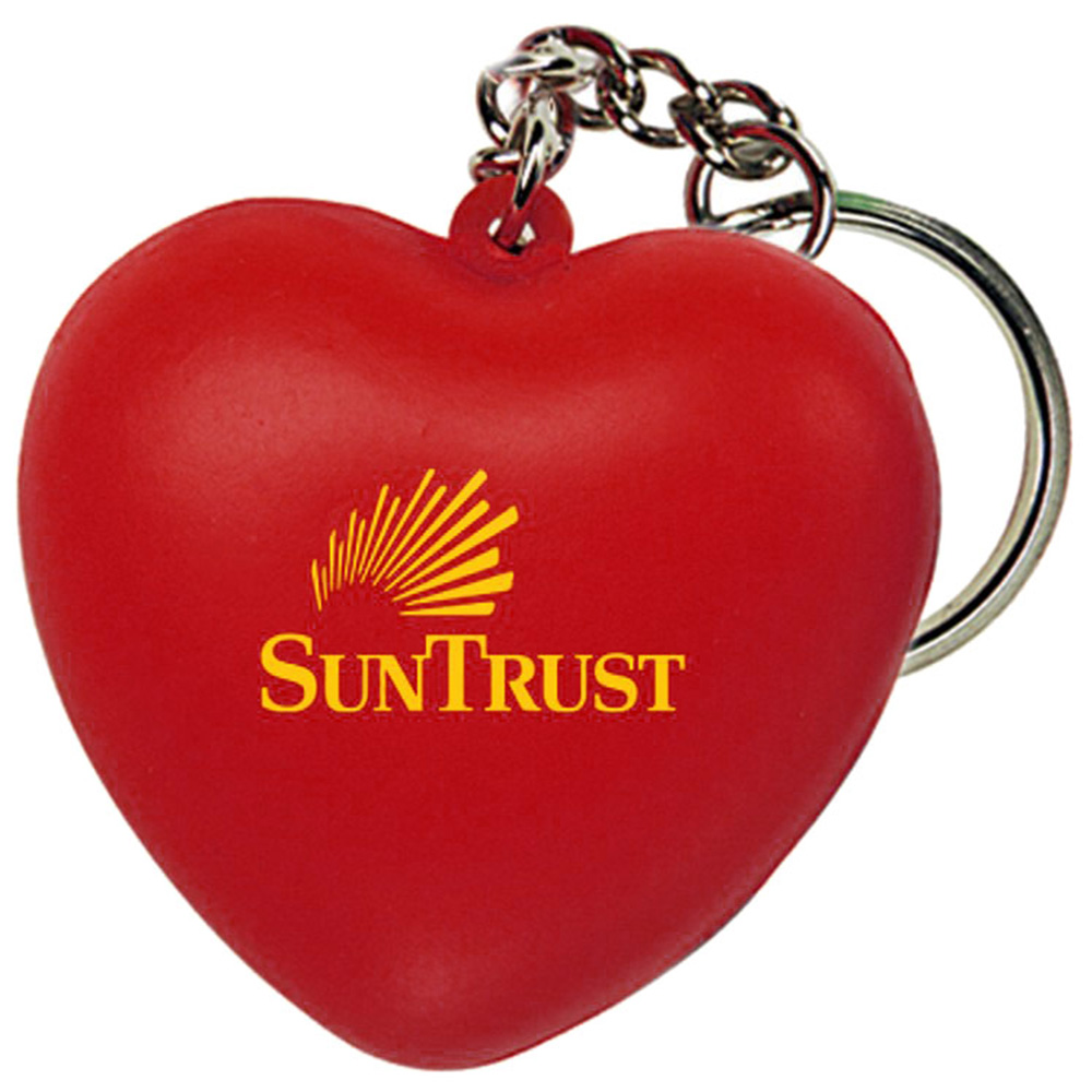 Picture of Sweet Heart Squeezies® Stress Reliever Key Ring