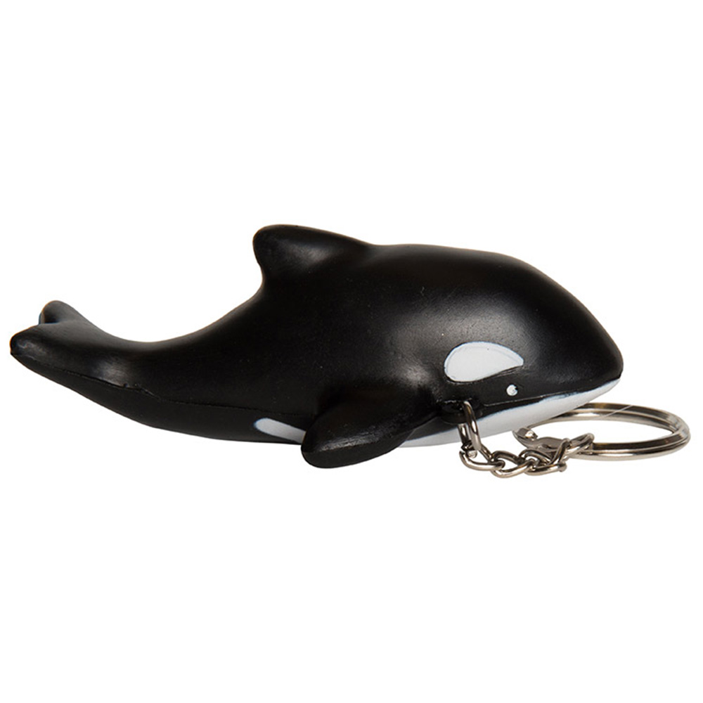 Picture of Orca Whale Squeezies® Stress Reliever Keyring