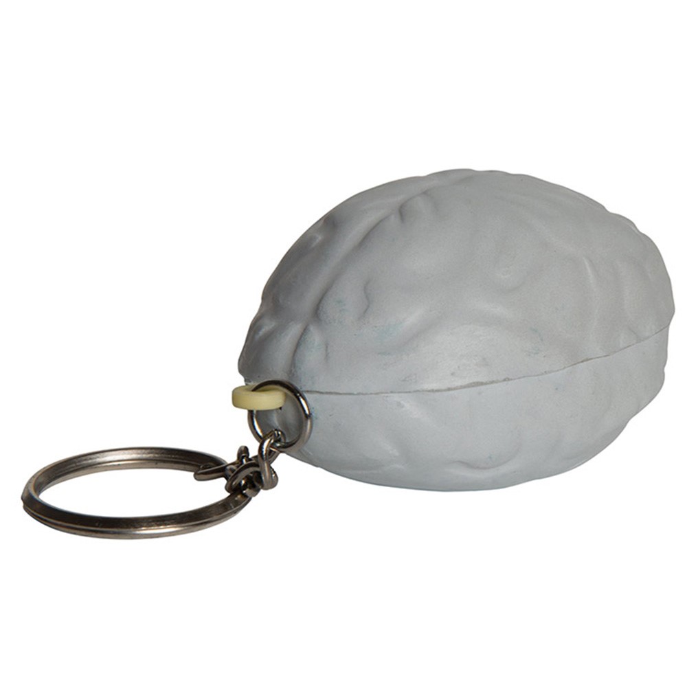 Picture of Gray Brain Squeezies® Stress Reliever Key Ring