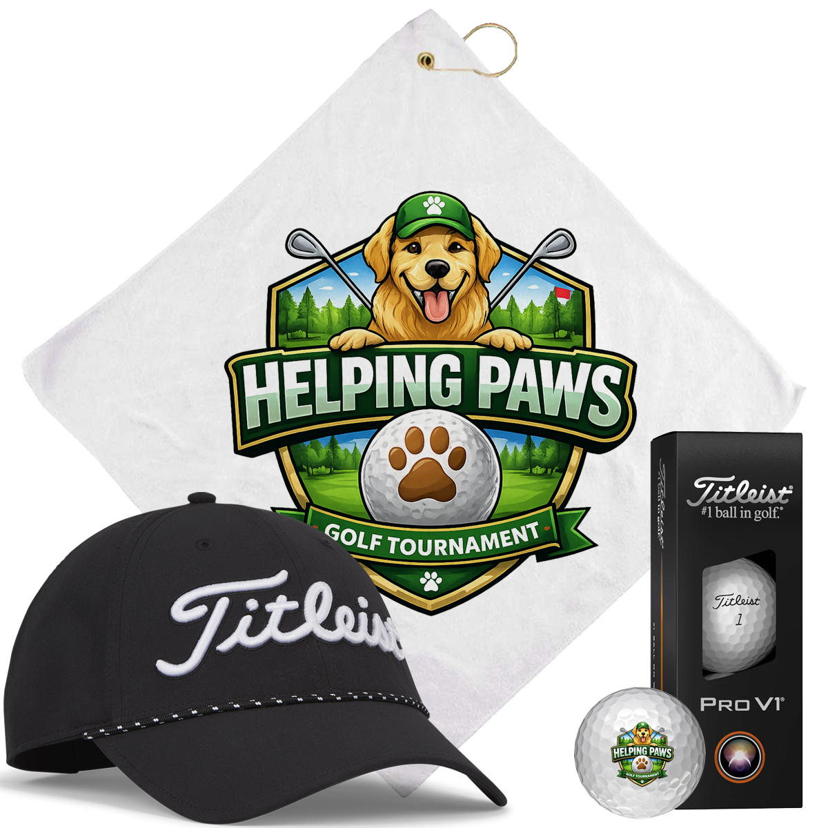 Picture of Titleist Breezer Hat Golf Kit with Pro V1