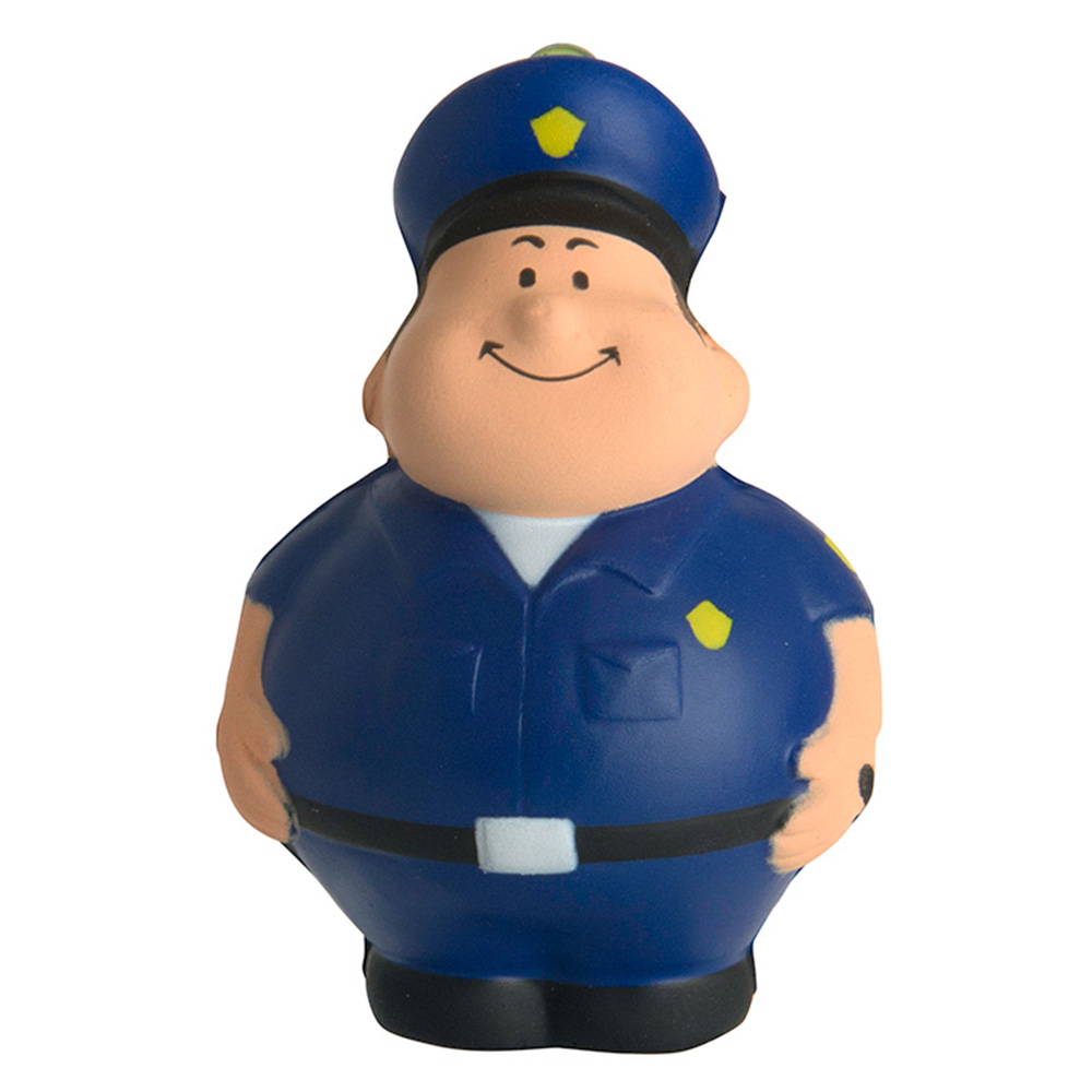 Picture of Policeman Bert™ Squeezies® Stress Reliever Key Ring