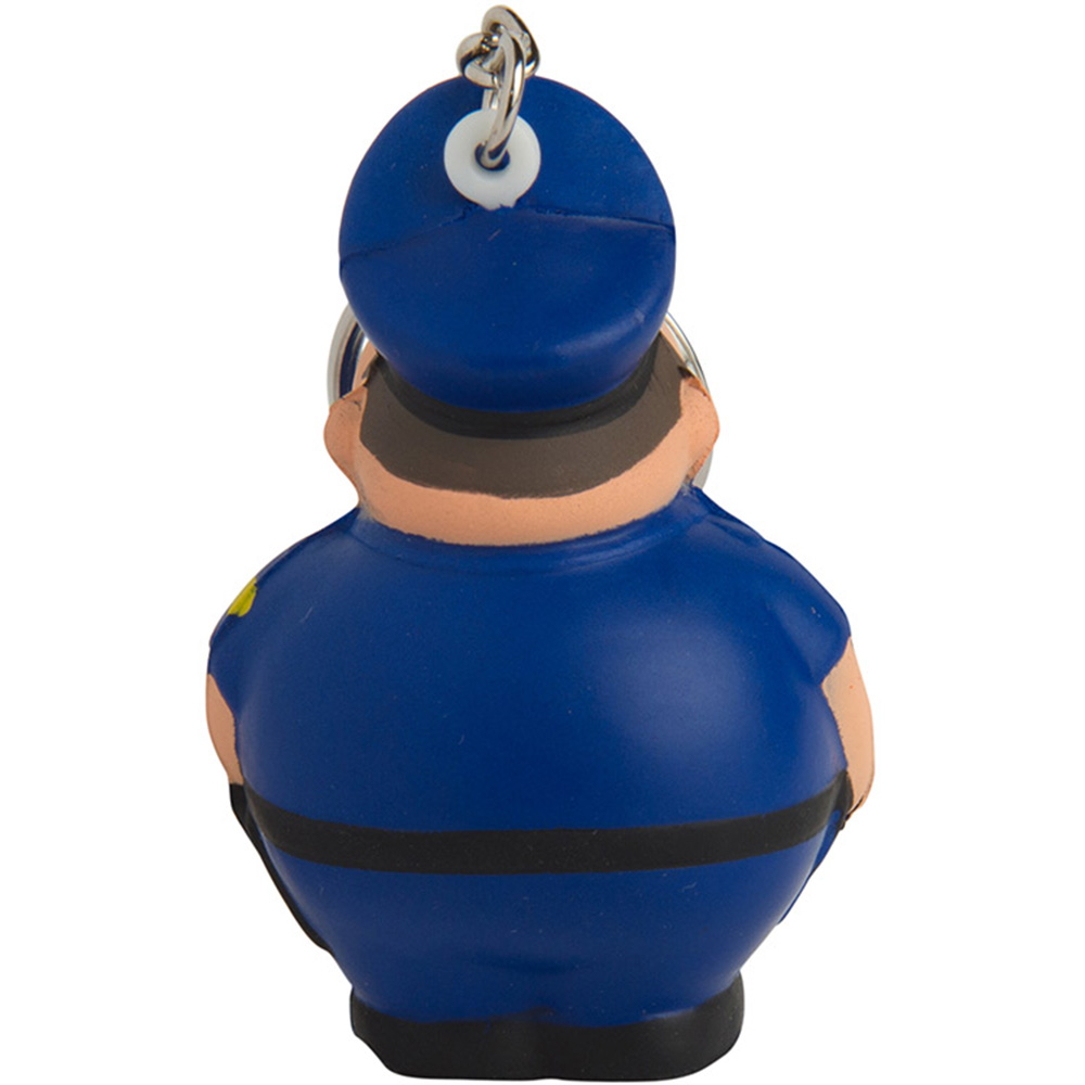 Picture of Policeman Bert™ Squeezies® Stress Reliever Key Ring