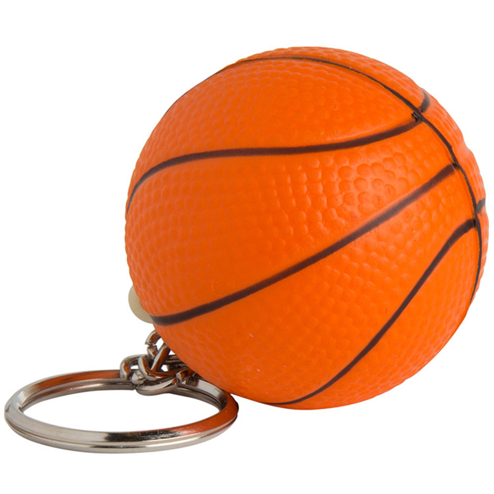 Picture of Basketball Squeezies® Stress Reliever Keychain