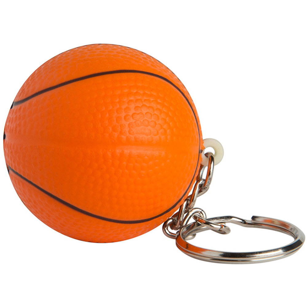Picture of Basketball Squeezies® Stress Reliever Keychain