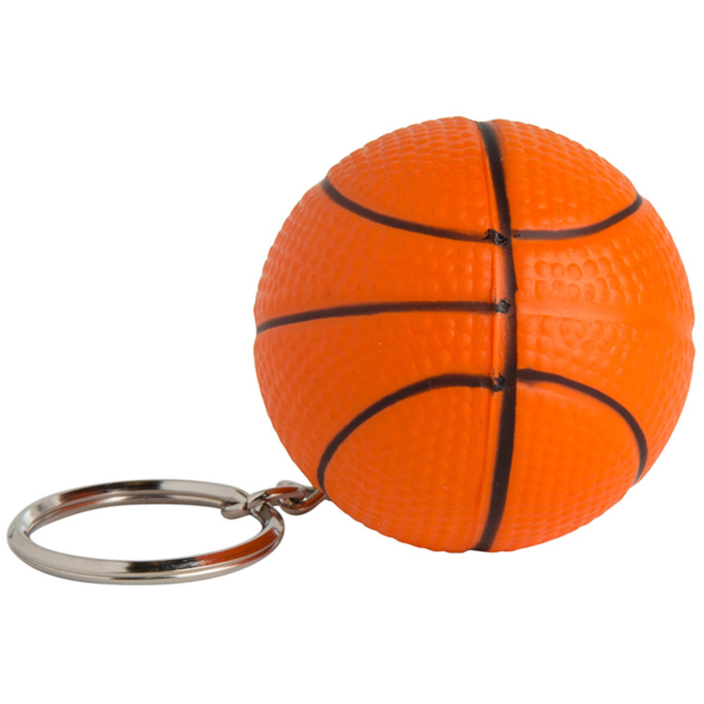 Picture of Basketball Squeezies® Stress Reliever Keychain