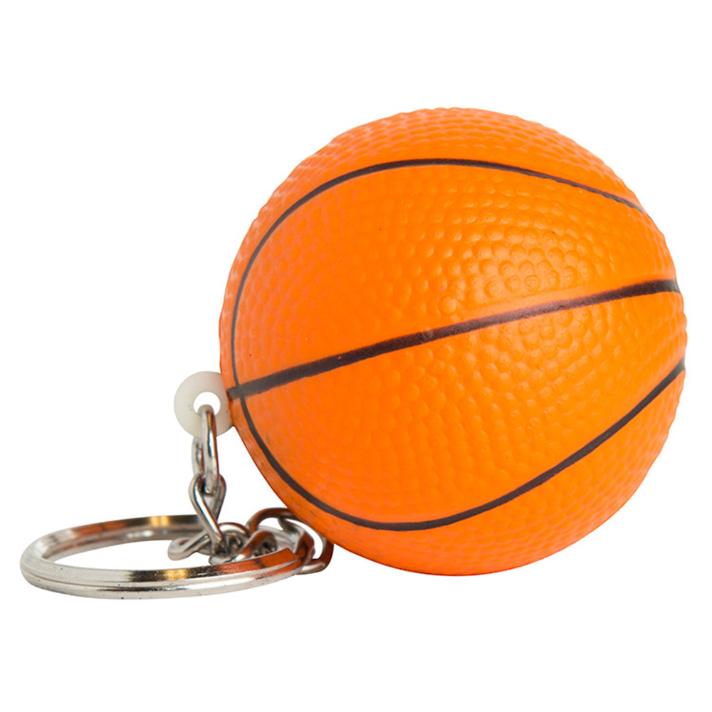 Picture of Basketball Squeezies® Stress Reliever Keychain