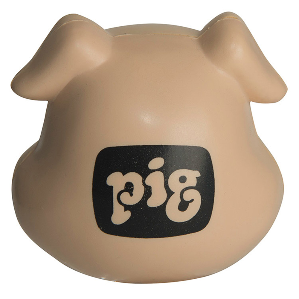 Picture of Cute Pig Head Squeezies® Stress Reliever