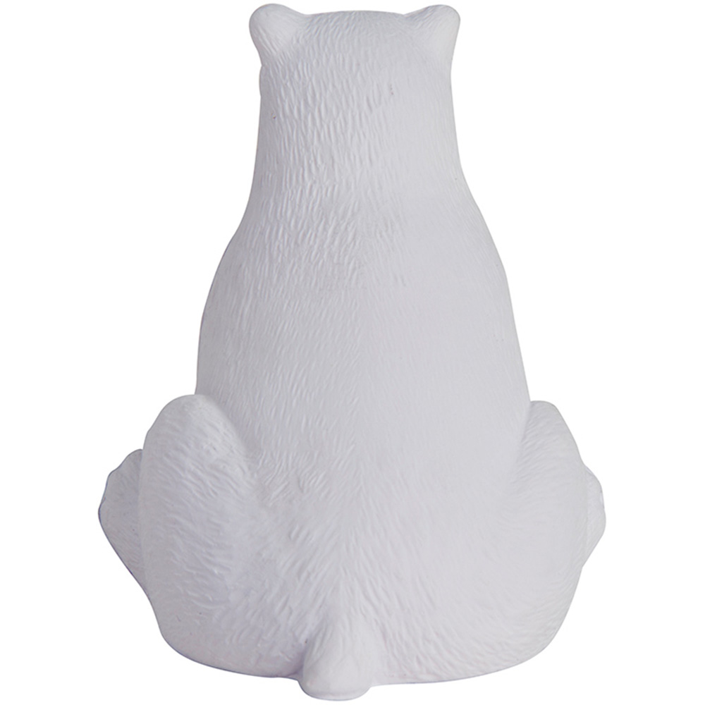 Picture of Sitting Polar Bear Squeezies® Stress Reliever