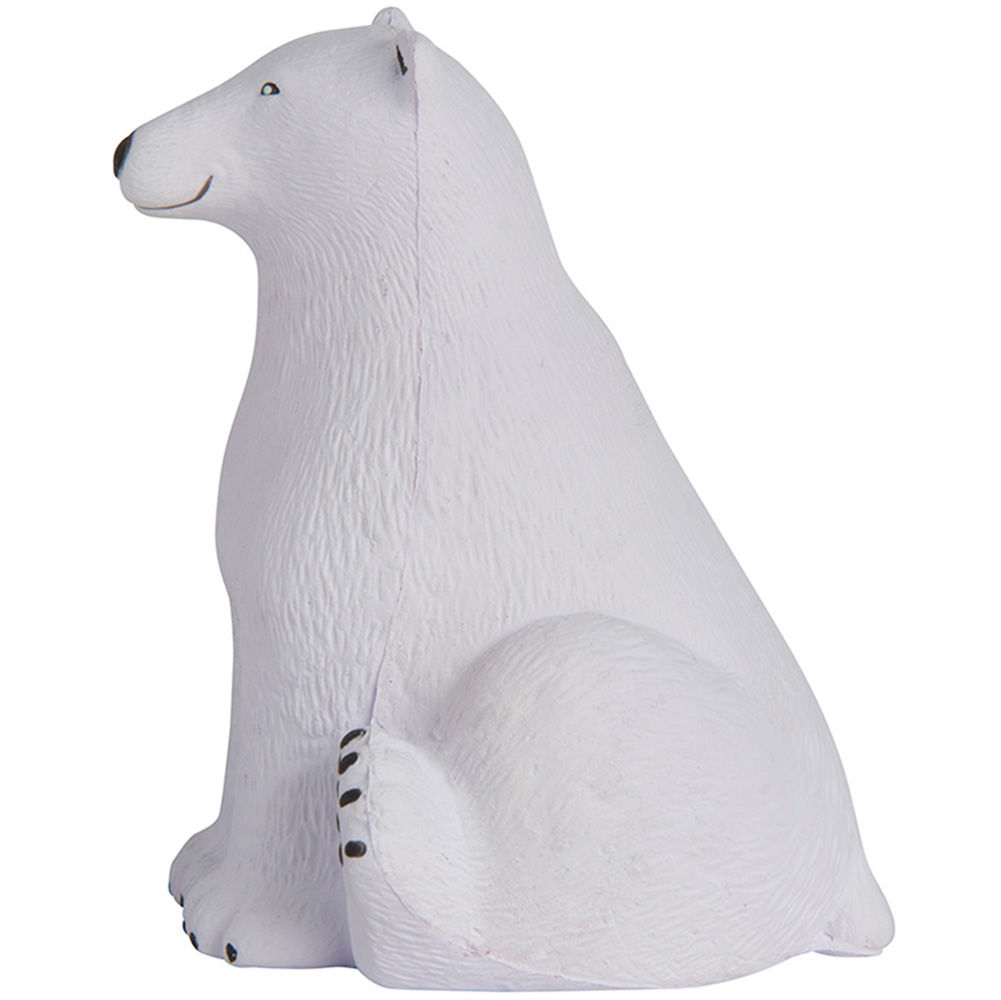 Picture of Sitting Polar Bear Squeezies® Stress Reliever