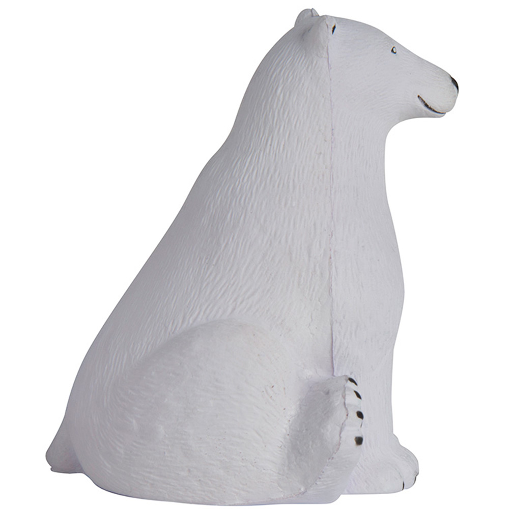 Picture of Sitting Polar Bear Squeezies® Stress Reliever