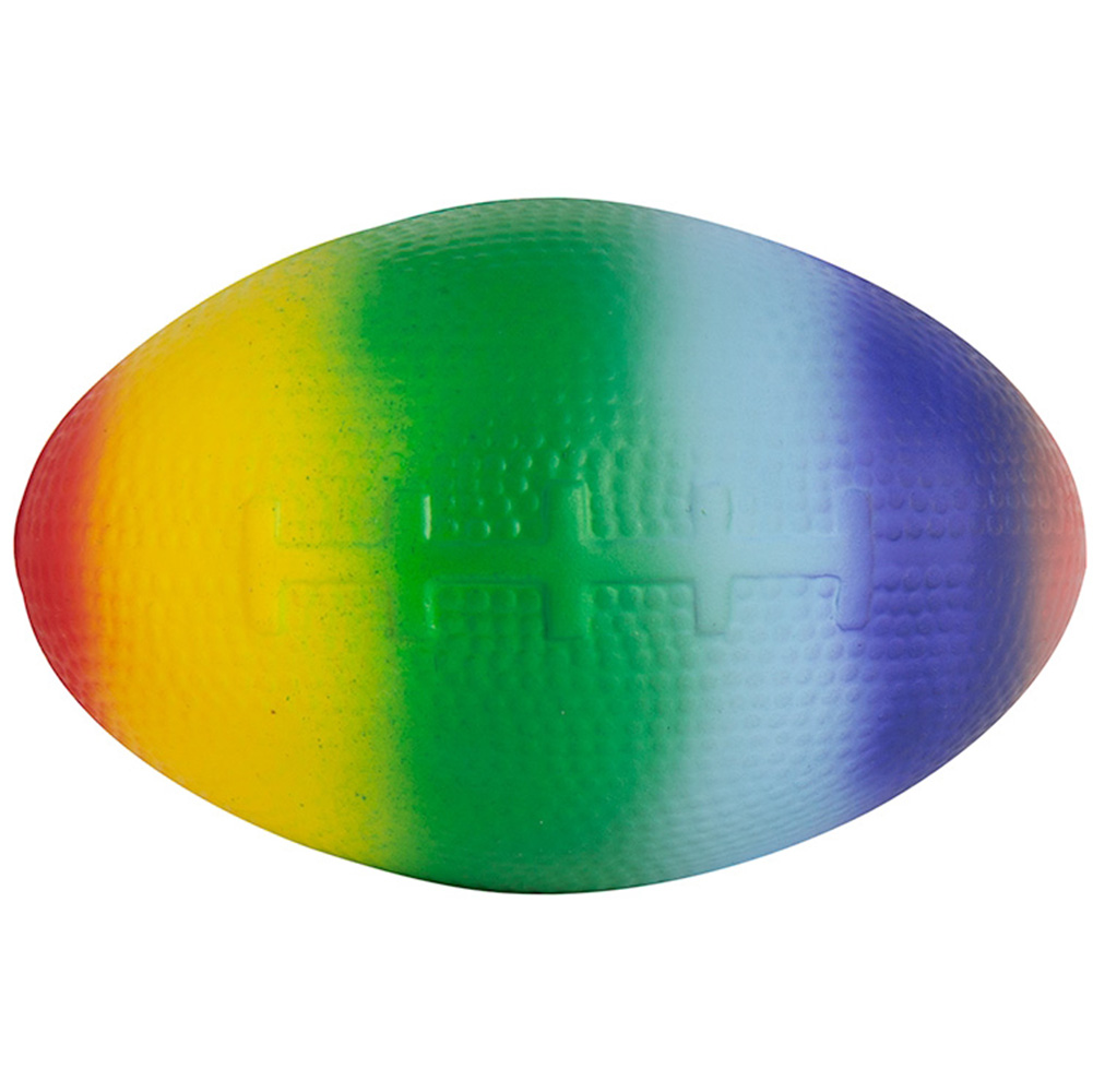 Picture of Rainbow Football Squeezies® Stress Reliever