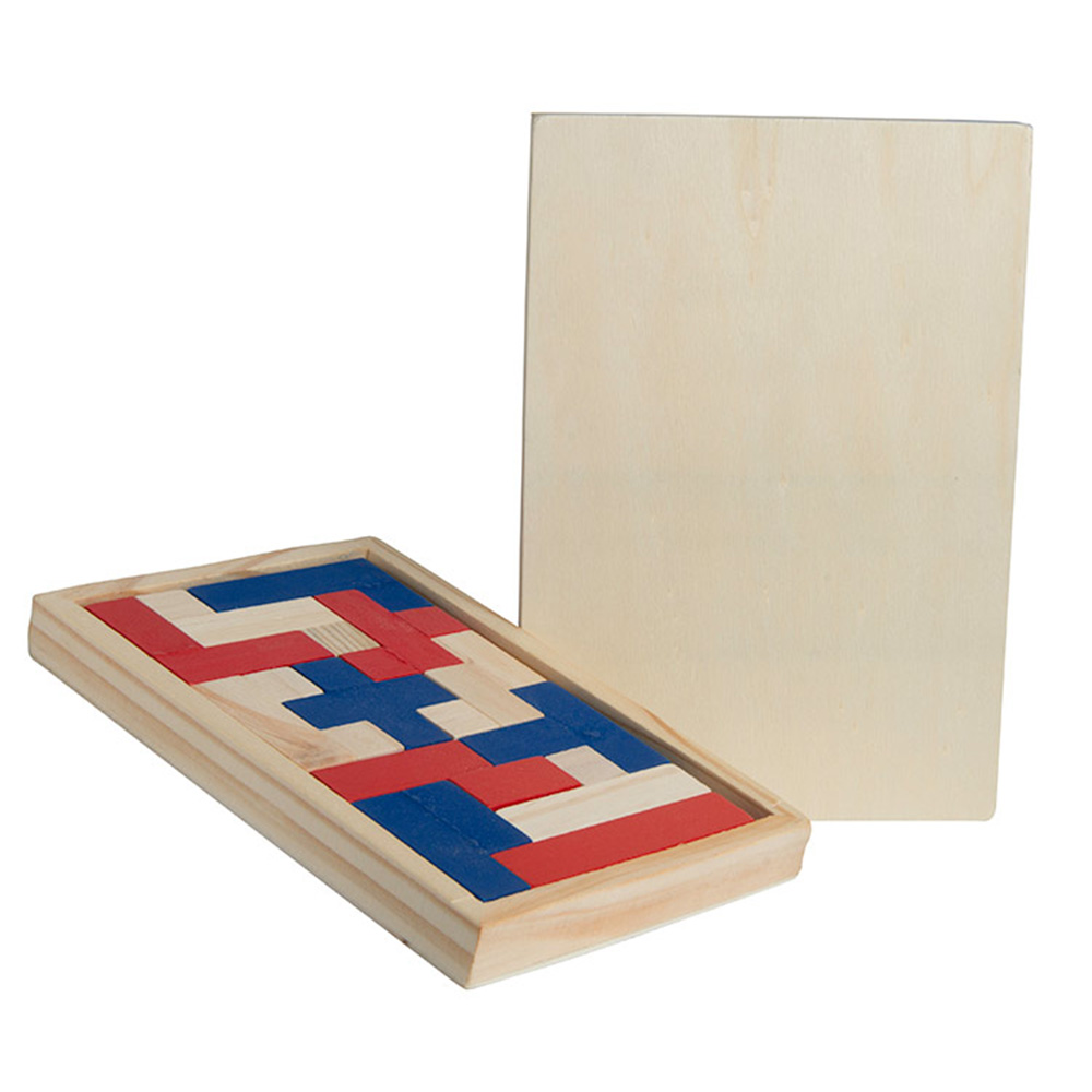 Picture of Multicolor Shapes Challenge Wooden Puzzle