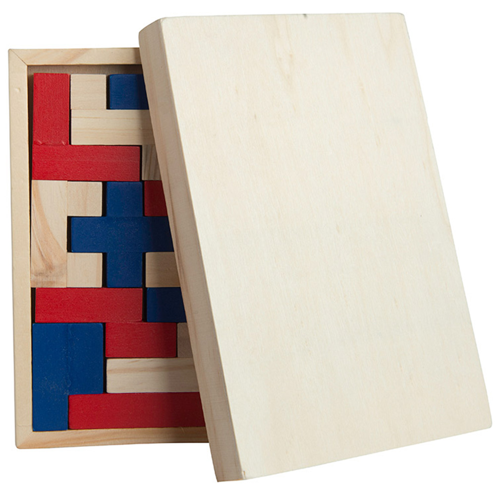 Picture of Multicolor Shapes Challenge Wooden Puzzle