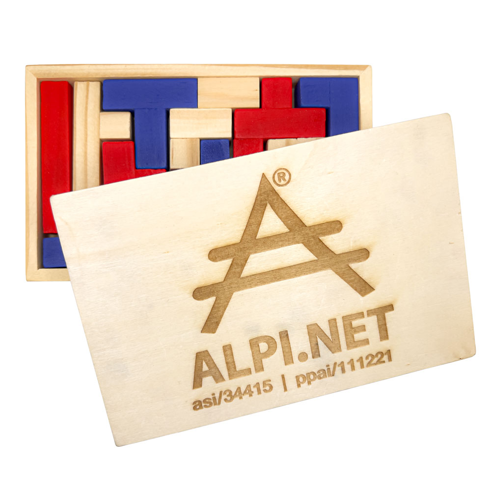 Picture of Multicolor Shapes Challenge Wooden Puzzle