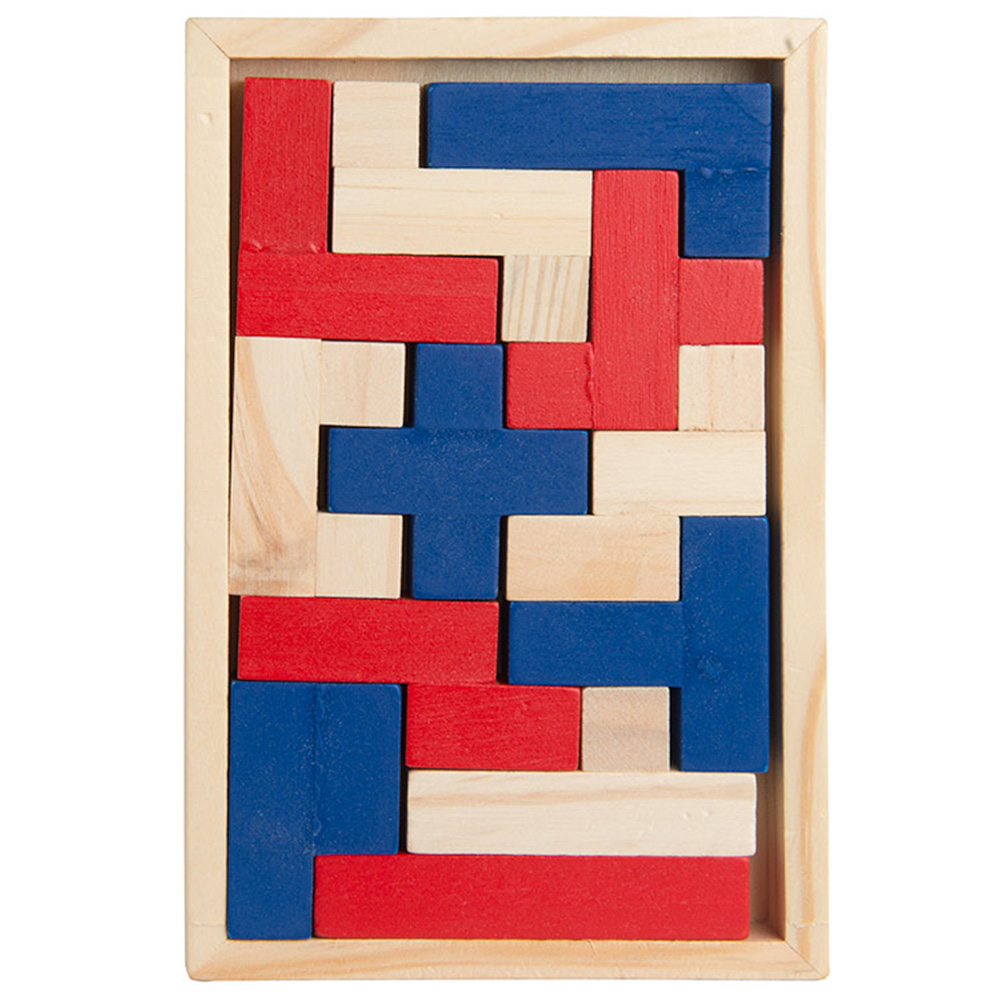 Picture of Multicolor Shapes Challenge Wooden Puzzle
