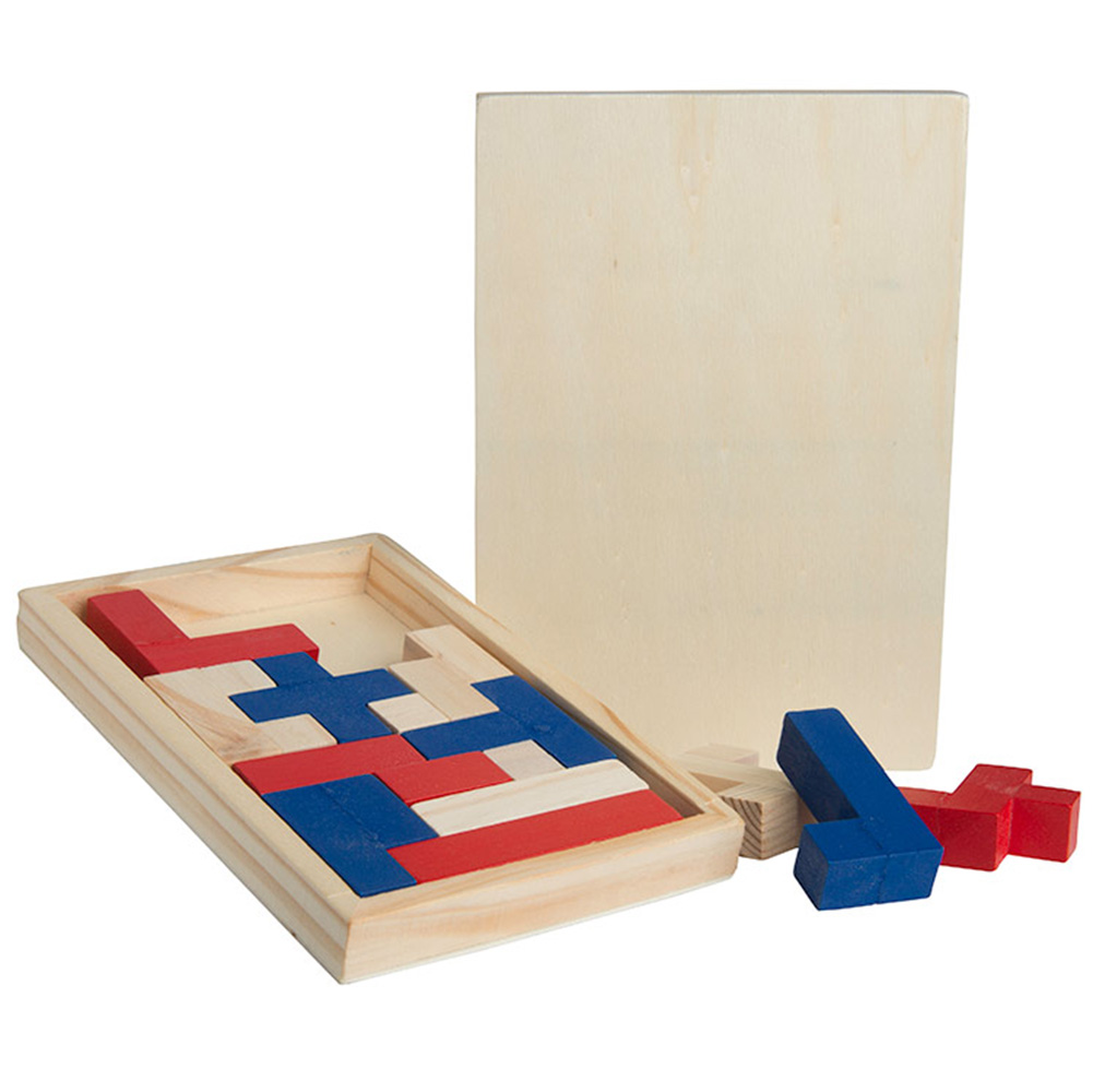 Picture of Multicolor Shapes Challenge Wooden Puzzle