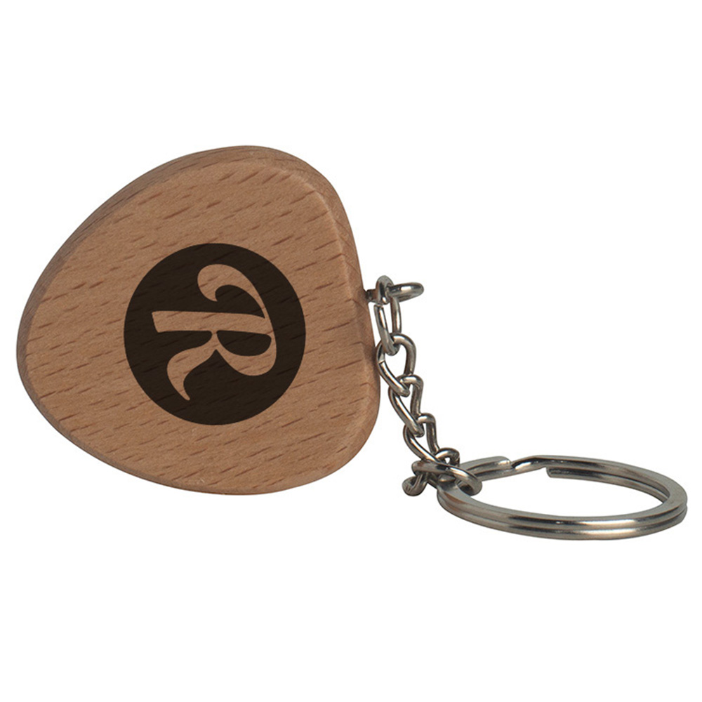Picture of Wooden Heart Keyring