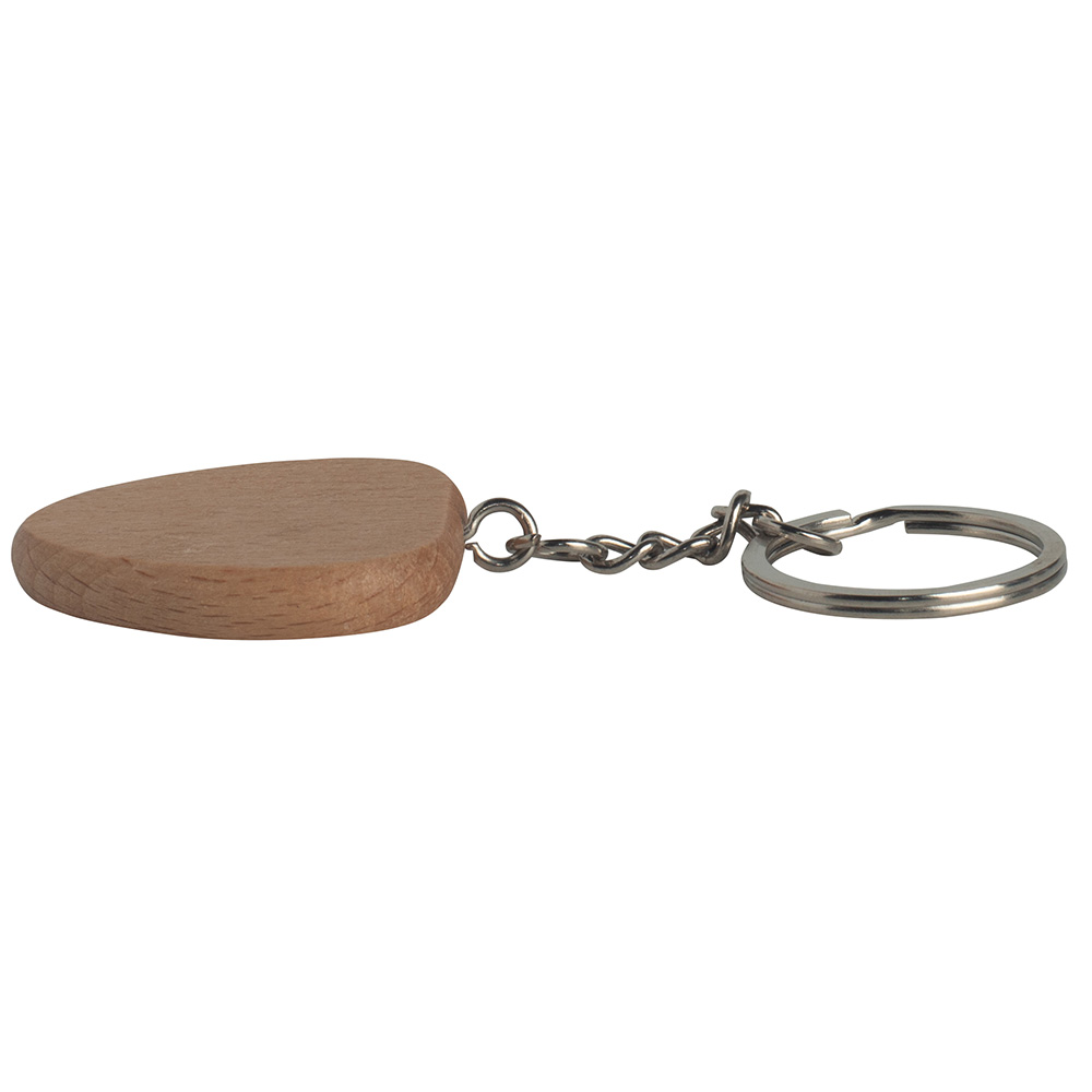 Picture of Wooden Heart Keyring