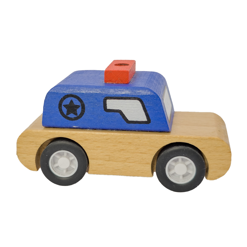 Picture of Wooden Police Car