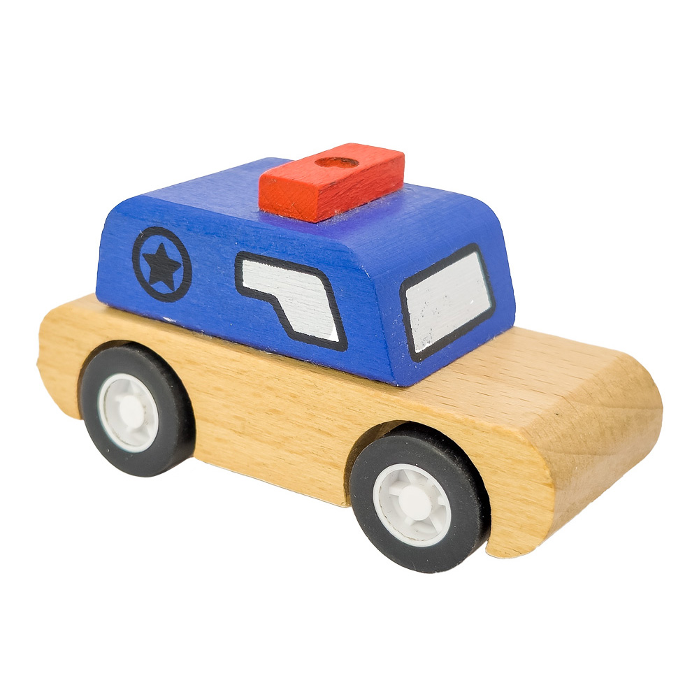 Picture of Wooden Police Car
