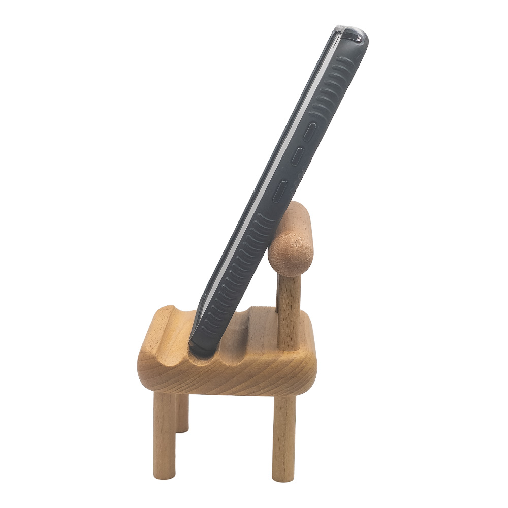 Picture of Wooden Chair Phone Holder