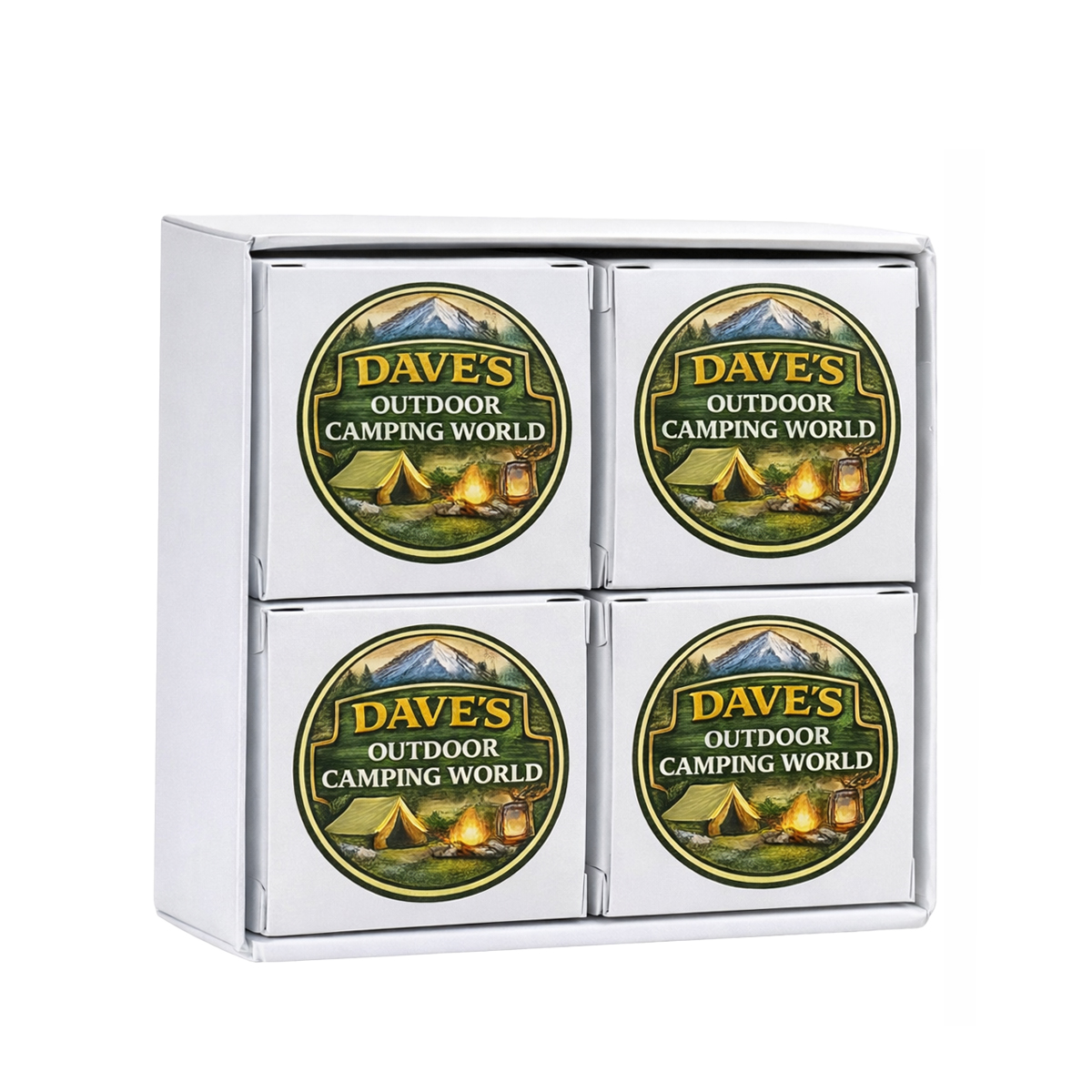 Picture of Golf Ball Custom Packaging Four Ball Box