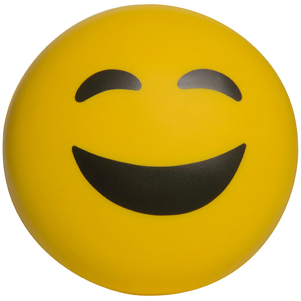 Picture of Emoji Happy Face Squeezies® Stress Reliever