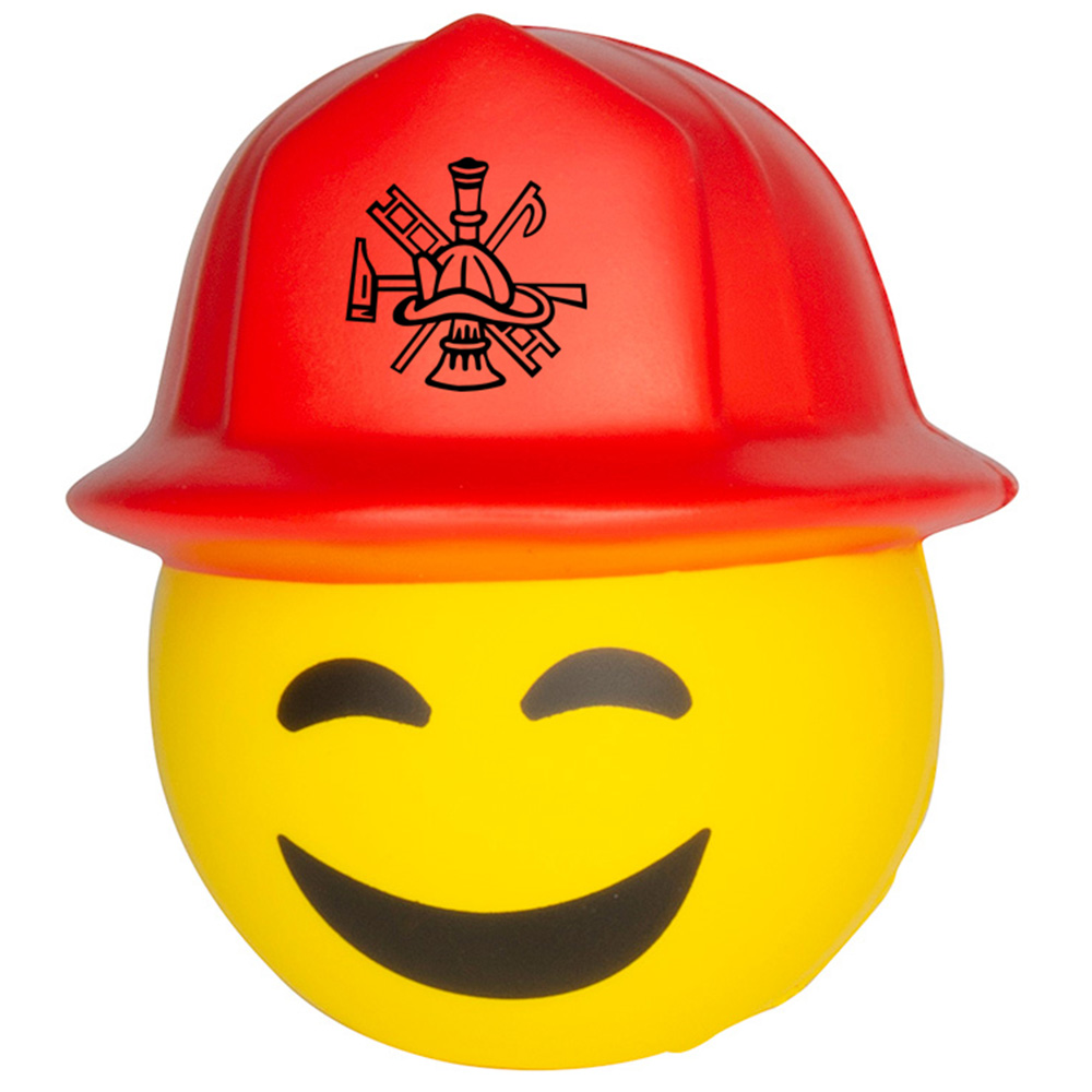 Picture of Firefighter Emoji Squeezies® Stress Reliever