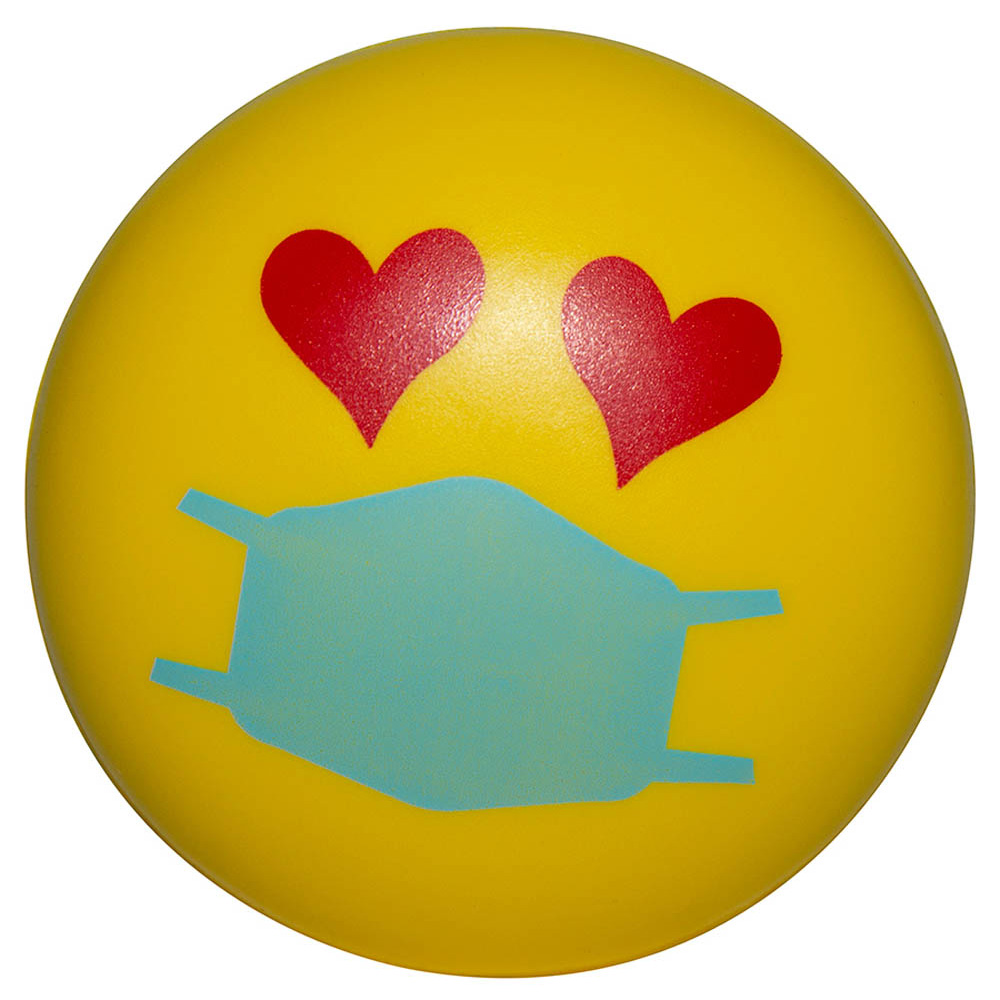 Picture of Love PPE Emoji Squeezies® Stress Reliever