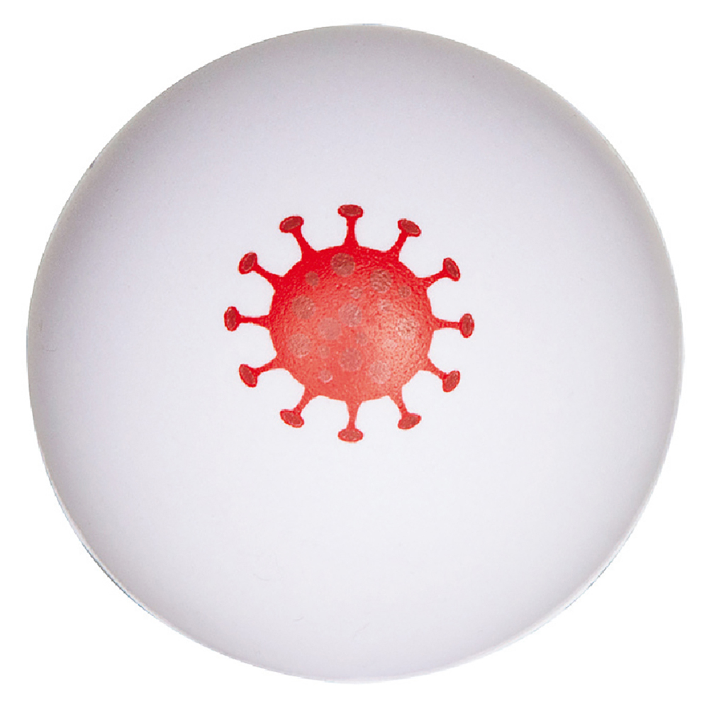 Picture of COVID-19 White Ball Stress Reliever COVID-19 White Ball Stress Reliever Covid-19 White Ball