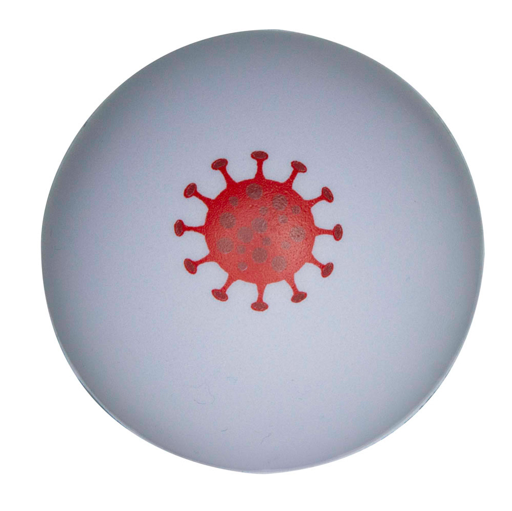 Picture of COVID-19 White Ball Stress Reliever COVID-19 White Ball Stress Reliever Covid-19 White Ball