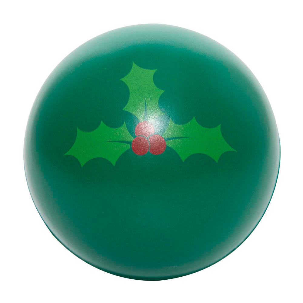 Picture of Holiday Holly Squeezies® Stress Ball