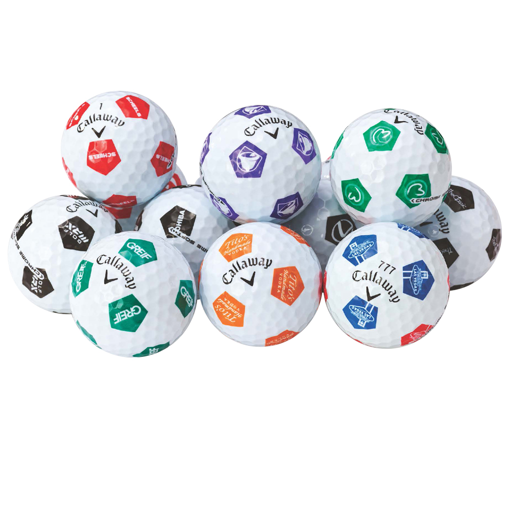 Picture of Callaway Chrome Tour X Truvis Golf Balls - Three Color