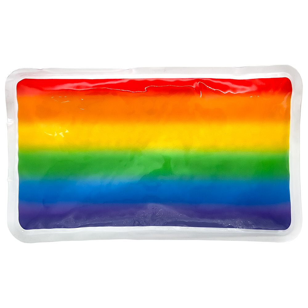 Picture of Rainbow Rectangle Gel Beads Hot/Cold Pack