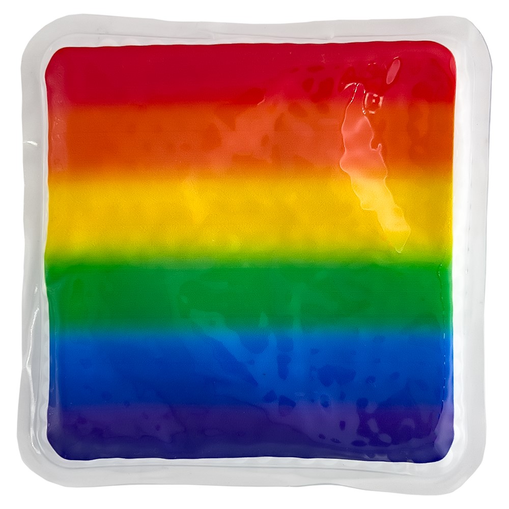 Picture of Rainbow Square Gel Beads Hot/Cold Pack
