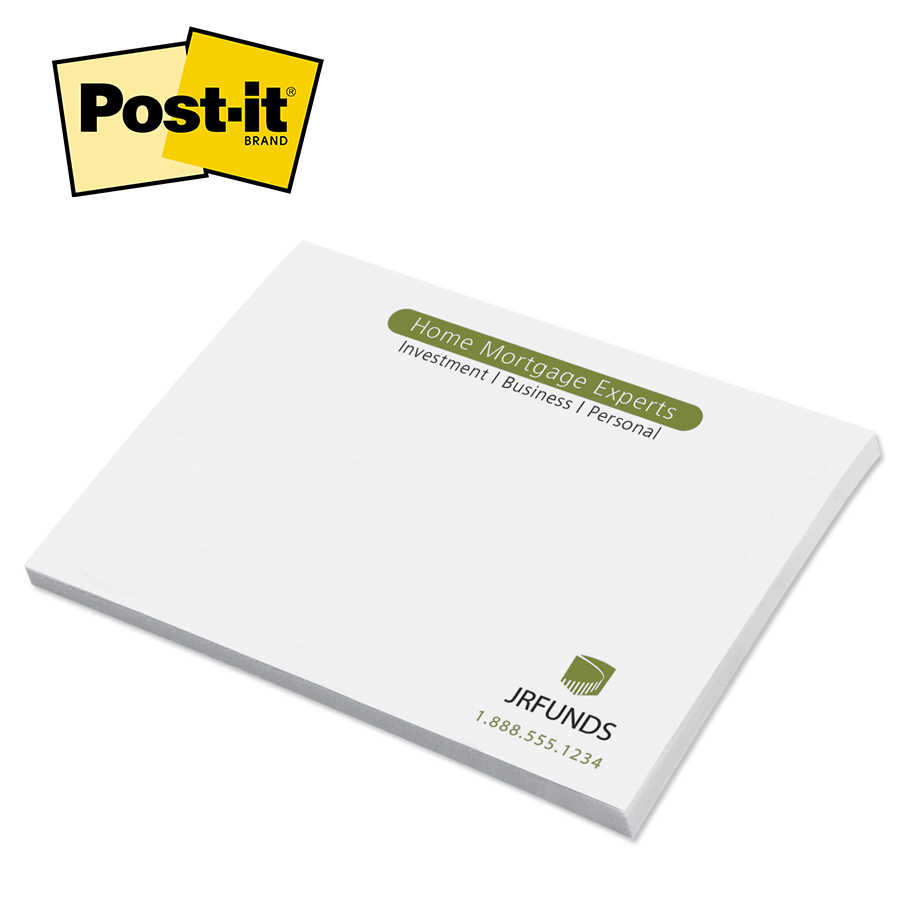 Picture of Custom Printed Post-it® Notes (3"x4") 50 Sheets
