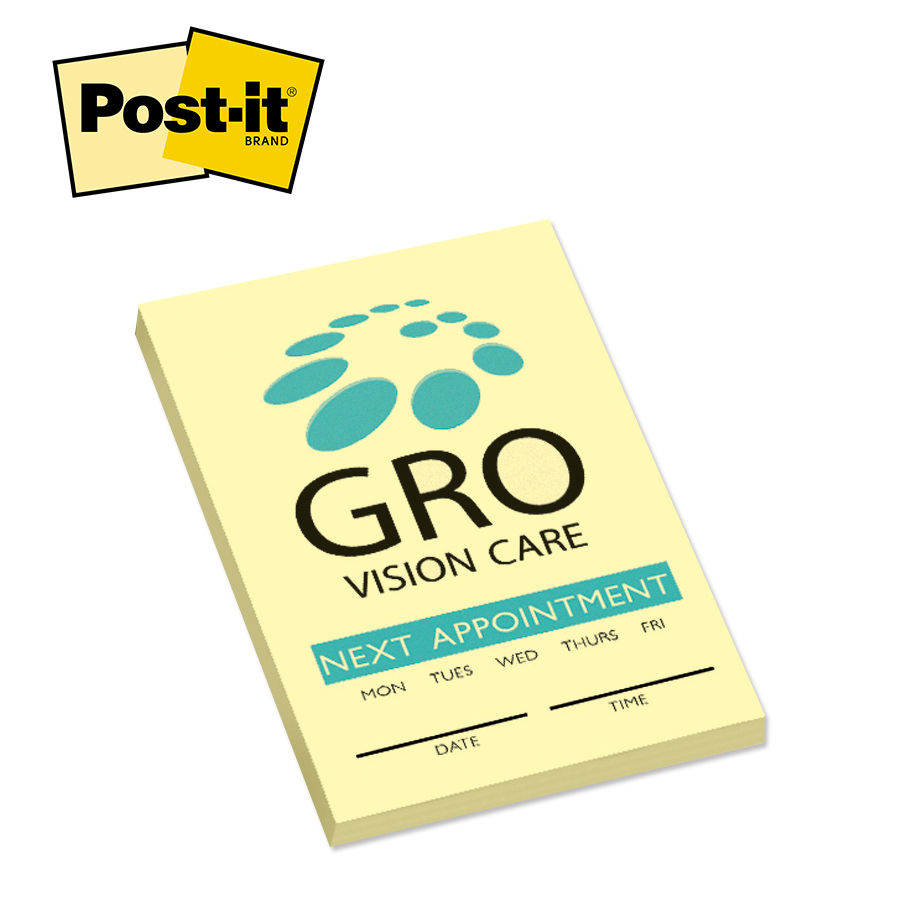 Picture of Custom Printed Post-it® Notes (2"x3") 25 Sheets