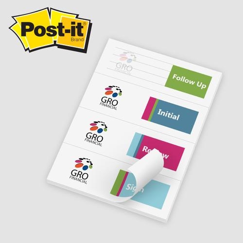 Picture of Post-it® Custom Printed Page Markers (2 7/8"x4")