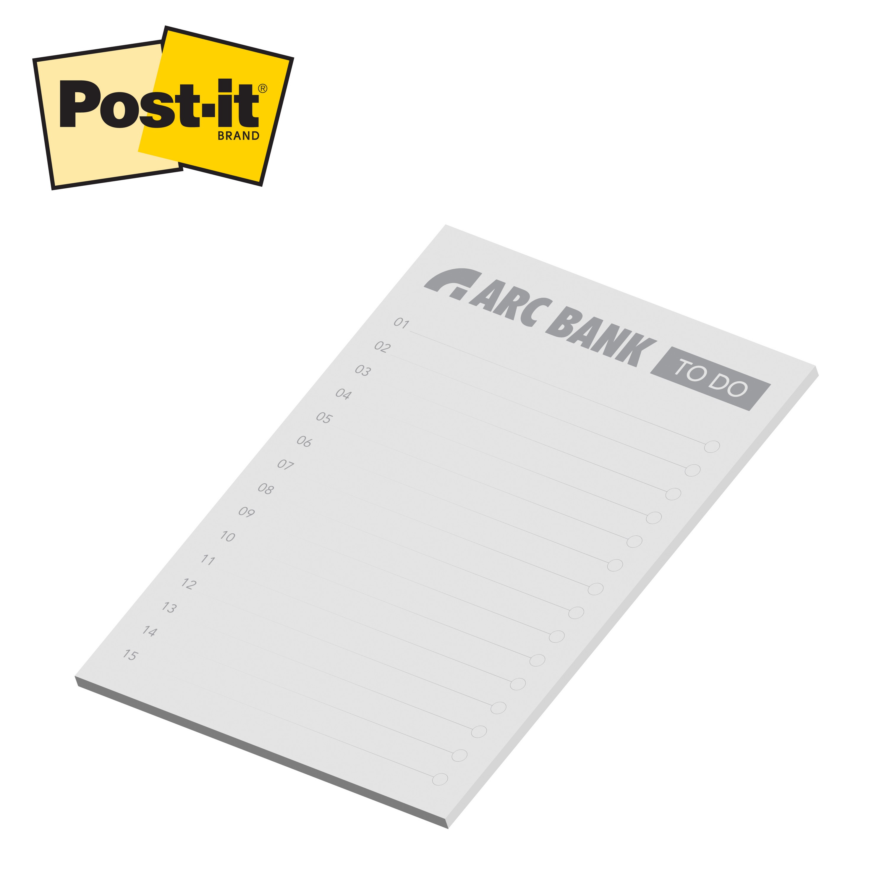 Picture of Custom Printed Post-it® Notes (5x7) 50 Sheets