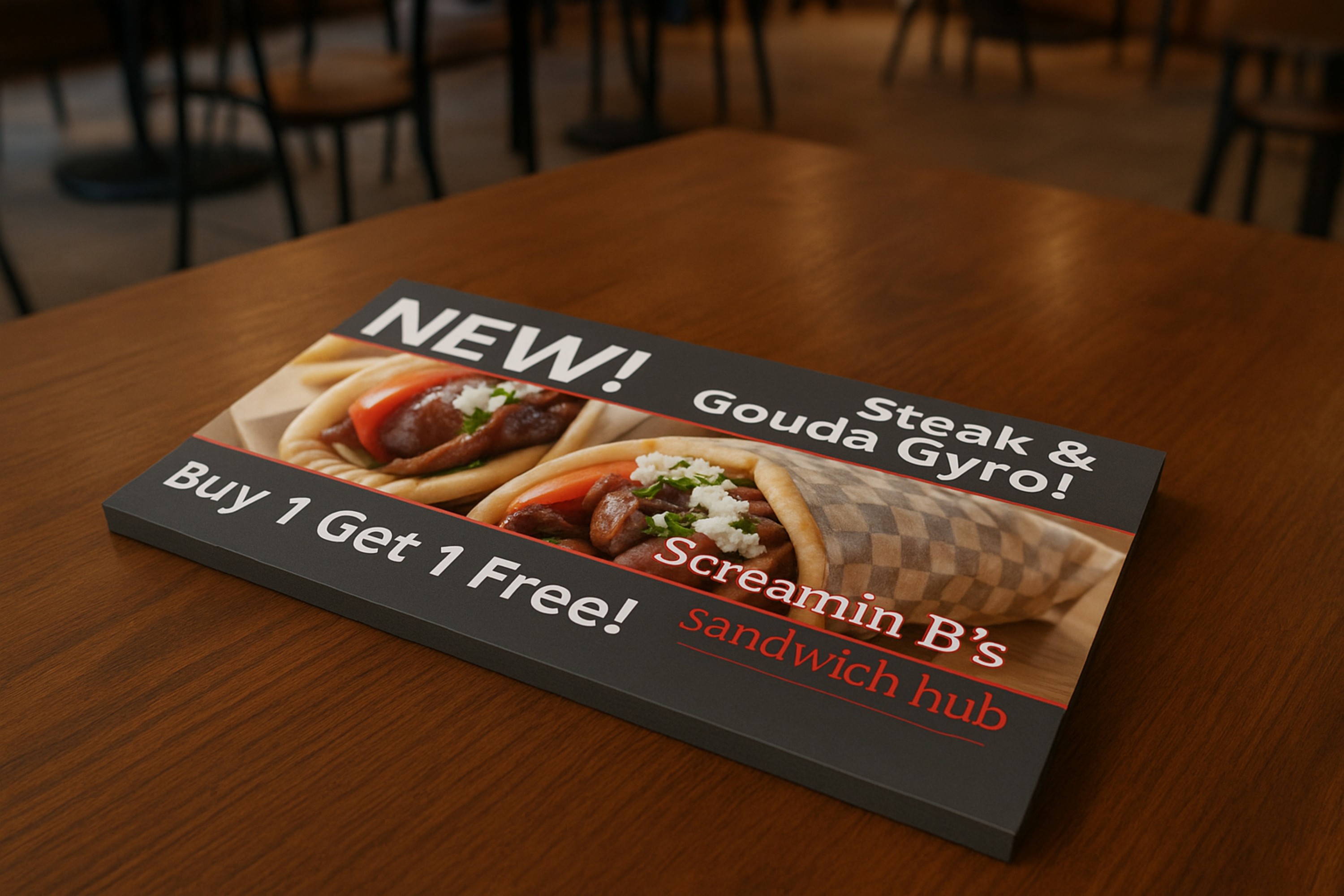 Picture of Custom Printed Post-it® Notes (5"x2 7/8") 25 Sheets/ 4 Color