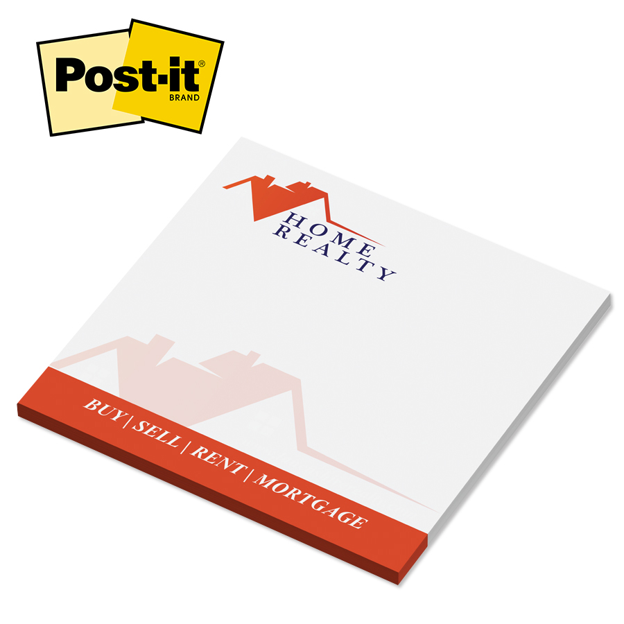 Picture of Custom Printed Post-it® Notes (4"x4") 50 Sheets