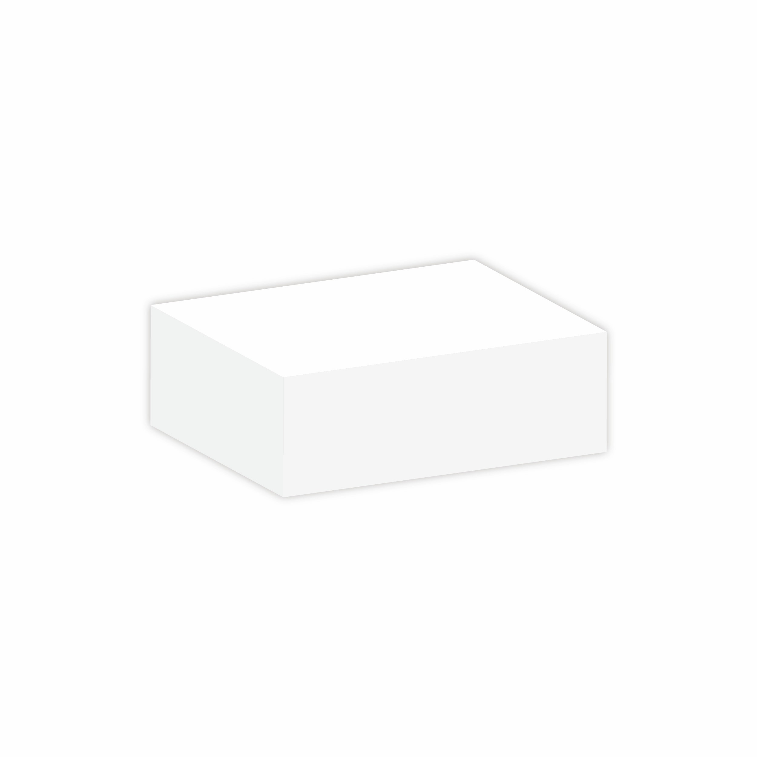 Picture of Post-it® Notes Custom Printed Rectangle Half Cube Note Pad (3"x4"x1 3/8")