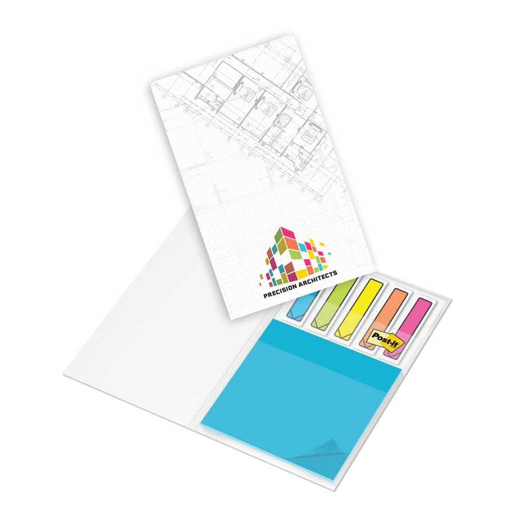 Picture of Post-it® Transparent Notes + Arrow Flags in Custom Printed Cover