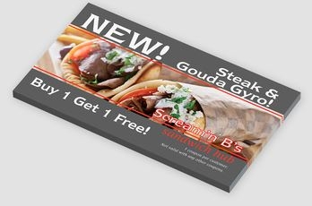 Picture of Custom Printed Post-it® Notes (5"x2 7/8") 50 Sheets/ 4 Color