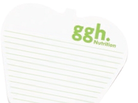 Picture of Medium Post-it® Custom Printed Notes Shapes (50 Sheets) 2 Spot Colors