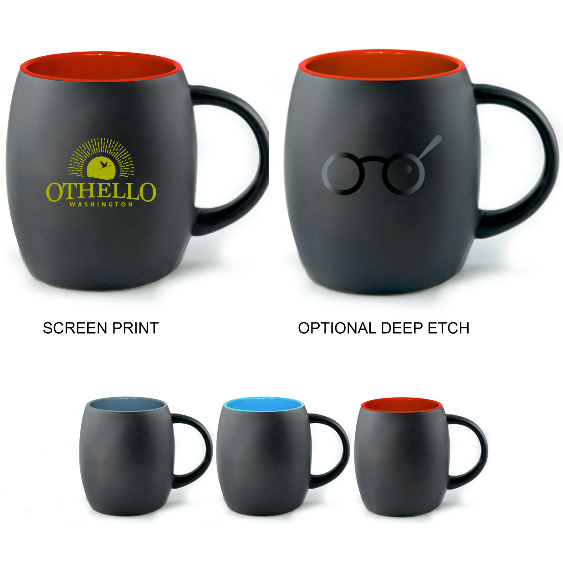 Picture of 14 oz The Black Pearl Coffee Mug (Screen Printed)