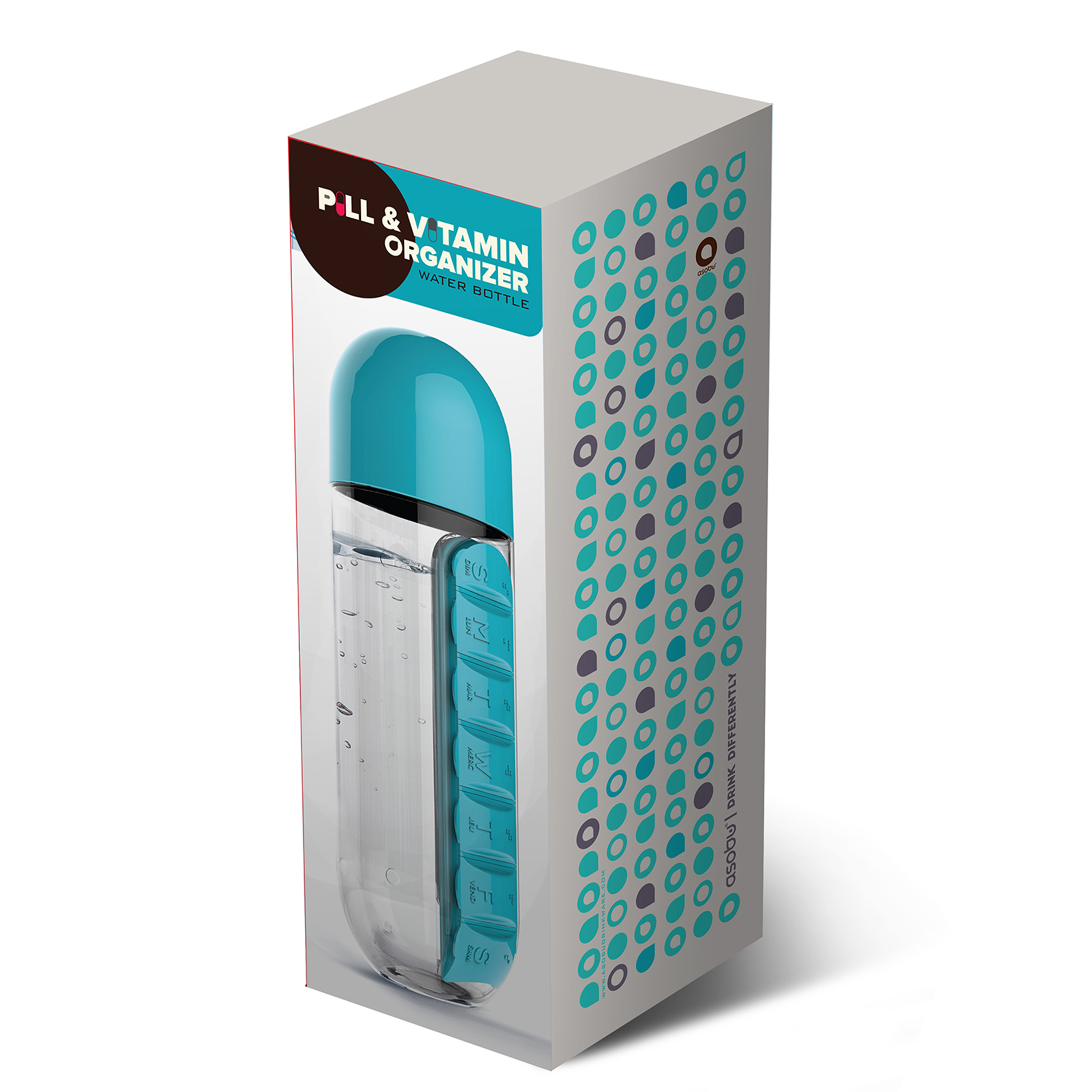 Picture of 20 oz In Style Pill Organizer Water Bottle