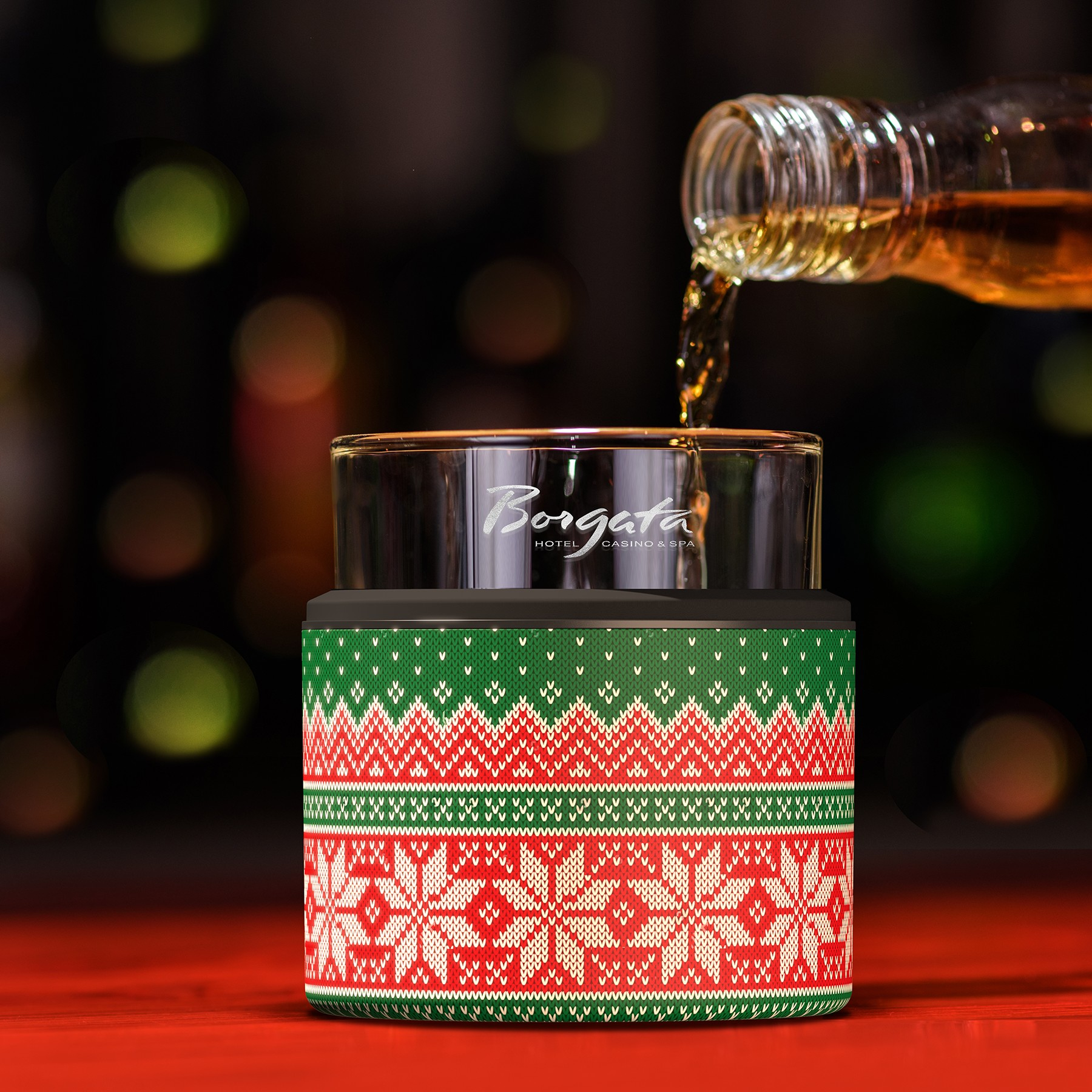 Picture of 10.5 oz Asobu On The Rocks Holiday Kuzie