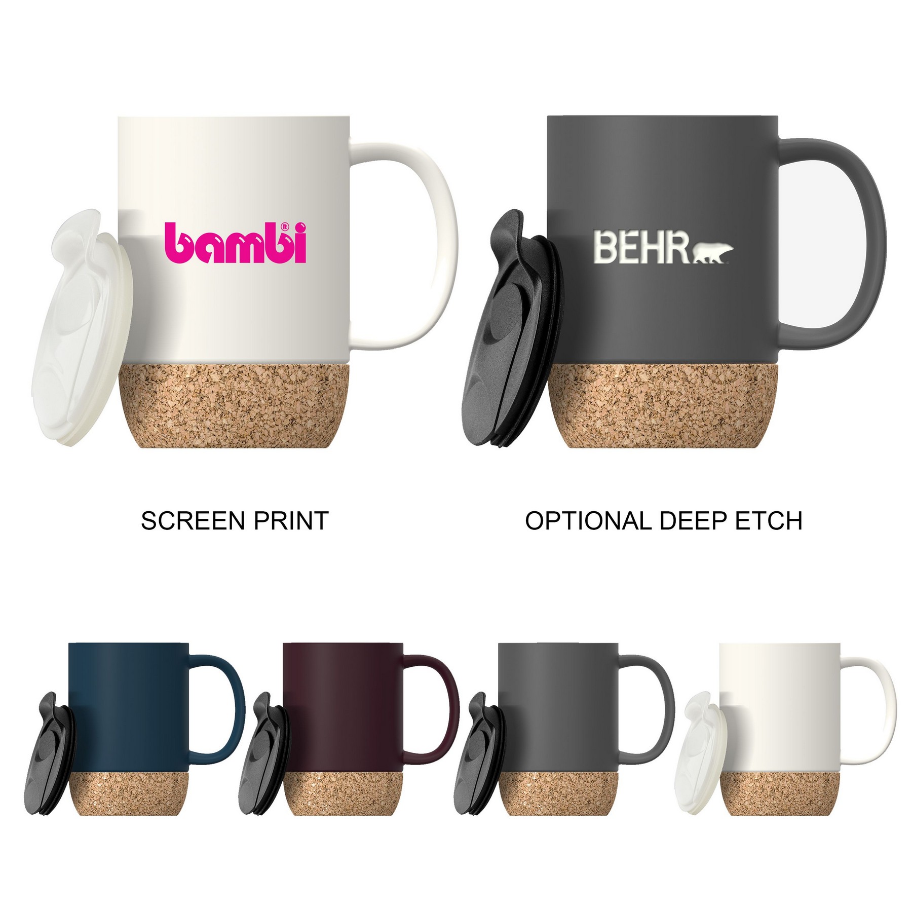 Picture of 12 oz Asobu Cork Ceramic Coffee Mug